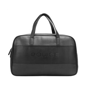 Police 40L Gym Duffel Bag – Black Soft Duffle Bag (Unisex)